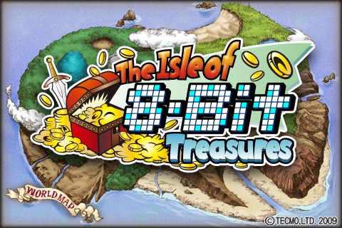 Isle of 8-bit Treasures screen