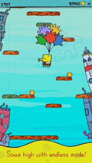 spongebob doodle jump game