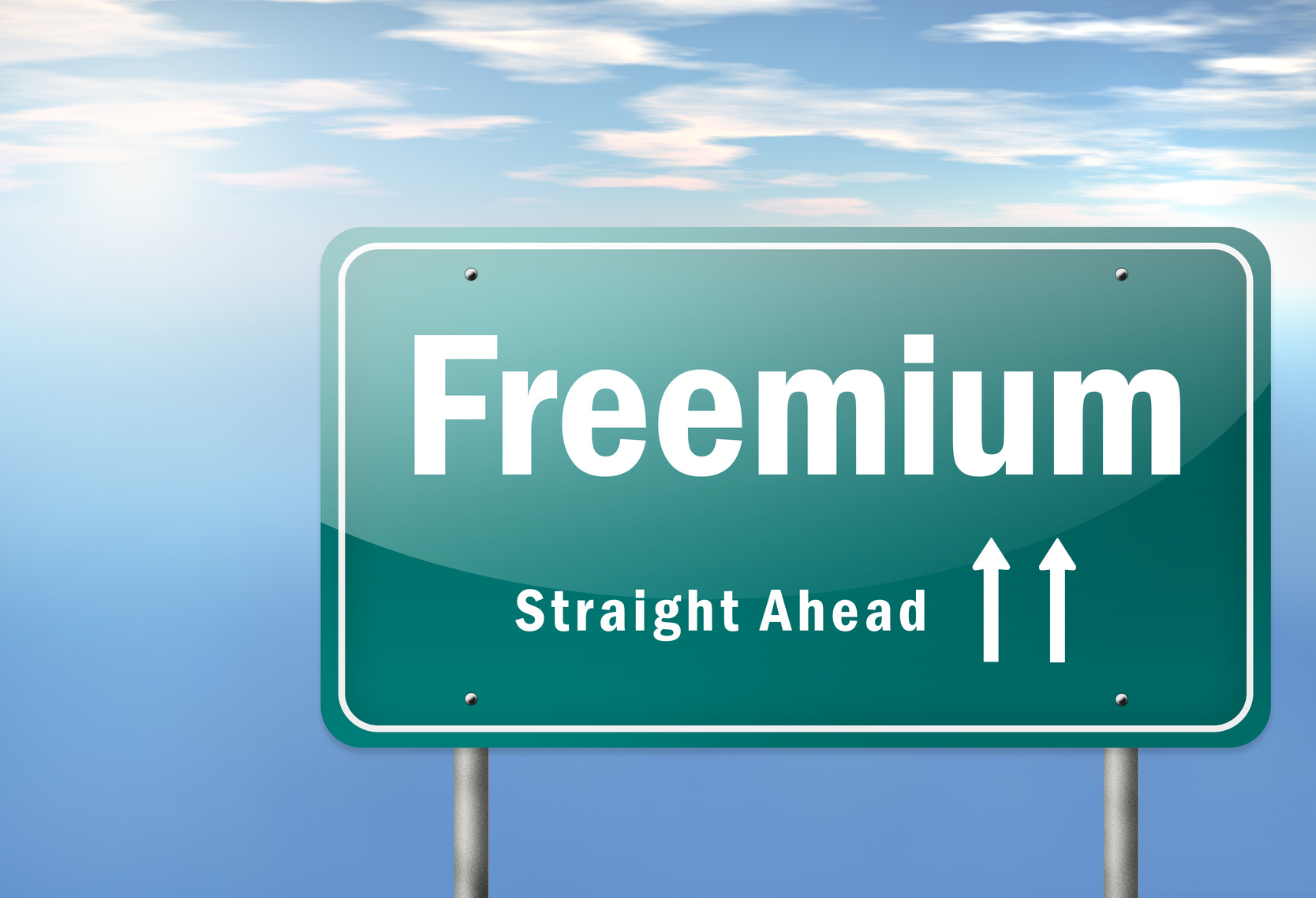 Highway Signpost "Freemium"