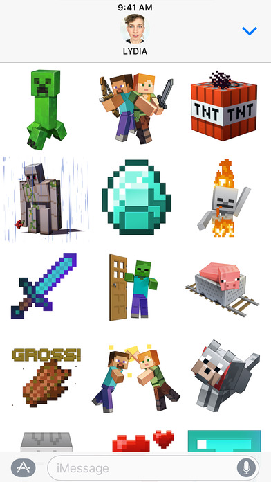 'Minecraft Stickers' Will Let You Add a Creeper To Every Conversation