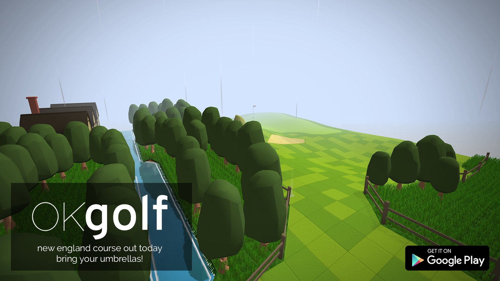 'OK Golf' Has Been Updated With Apple TV Support and a Damp and Drizzly England Course