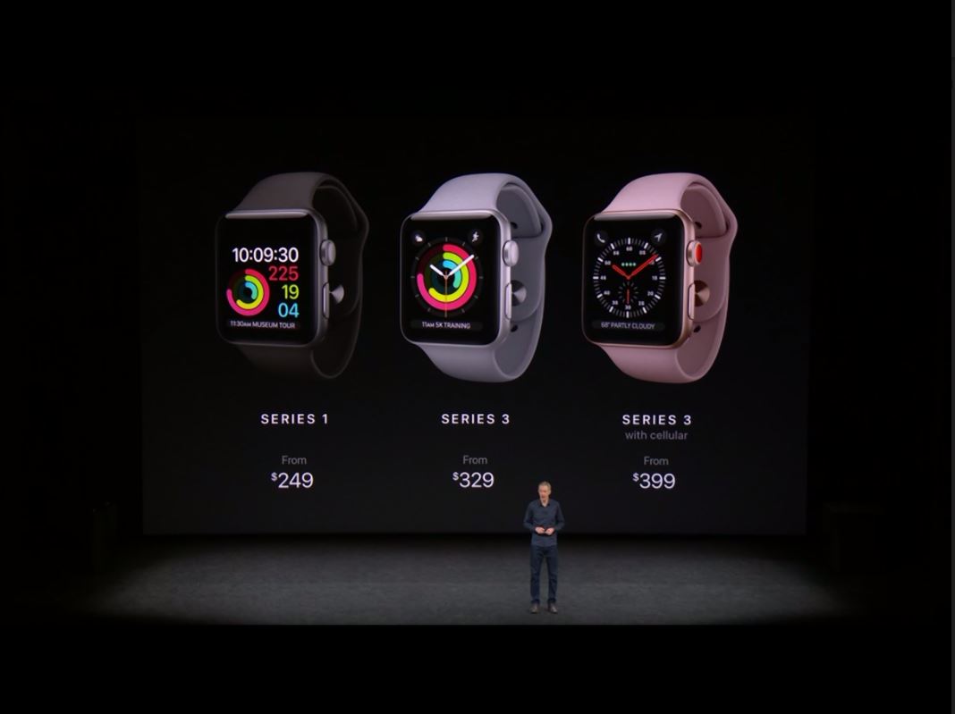 The Just-Announced 'Apple Watch Series 3' Has Cellular Connectivity