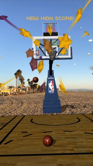 'NBA AR' Uses ARKit to Let You Shoot Imaginary Hoops