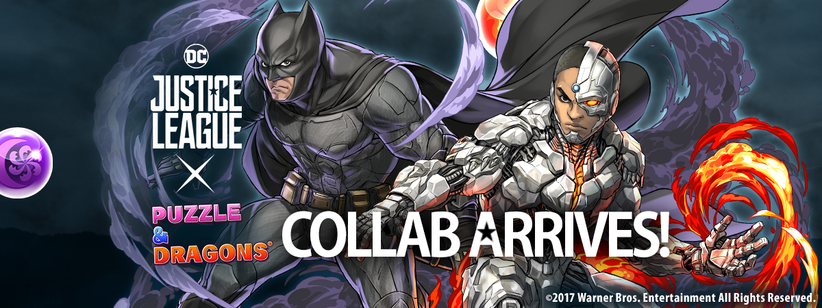 Wonder Woman, Batman, and Other Justice League Heroes Coming to 'Puzzle & Dragons'