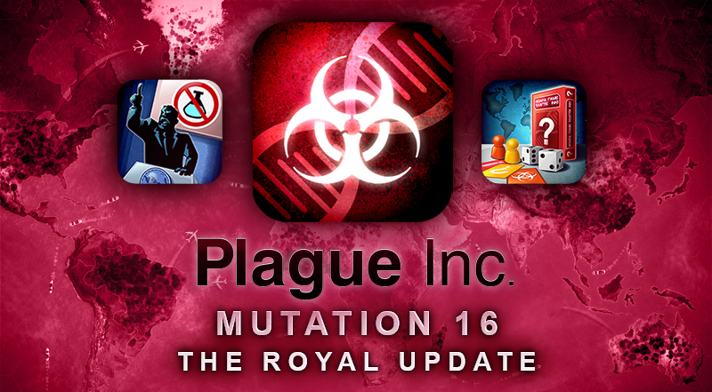 Never Mind the Royal Wedding this Saturday, 'Plague Inc' is Getting "The Royal Update" with Two New Scenarios and a Refreshed UI