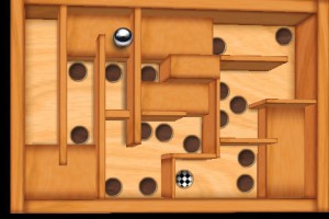 wooden labyrinth 3d screen