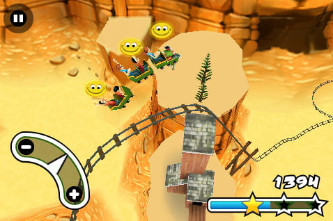 iPhone game roundup: 3D Rollercoaster Rush, FaceFighter