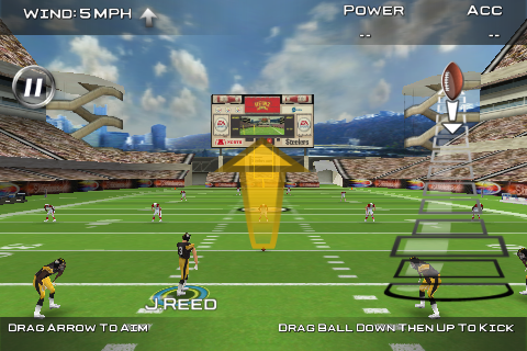 iPhone NFL Kick off: Does Madden 10 play nice without buttons? - CNET