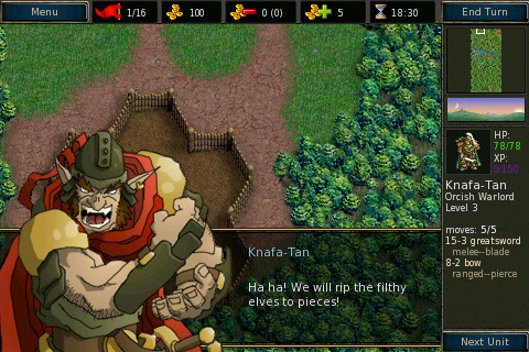 Battle For Wesnoth An Open Source Classic On The Iphone Toucharcade