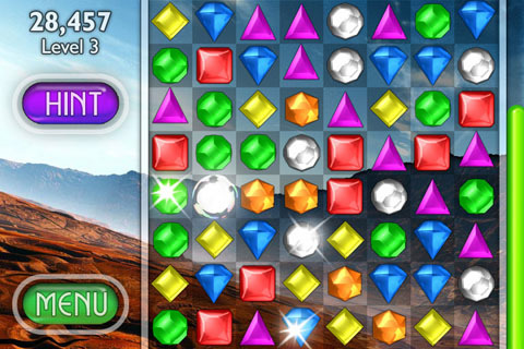 Bejeweled 2 para iPhone, jogo grátis na App Store