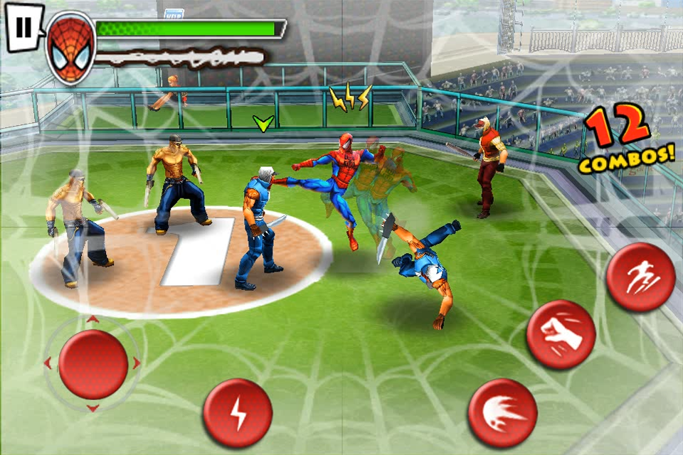 gameloft spider man game for android