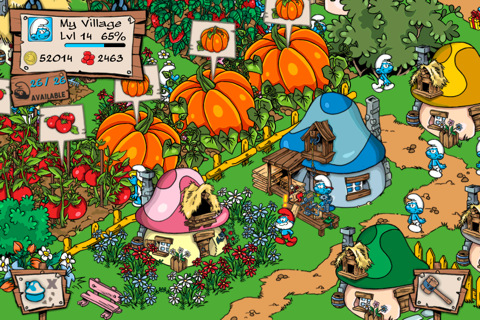 Smurfs' Village na App Store