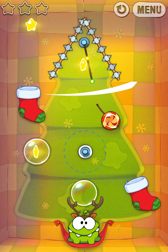 Cut the Rope holiday freebie: 25 Xmas levels! - CNET