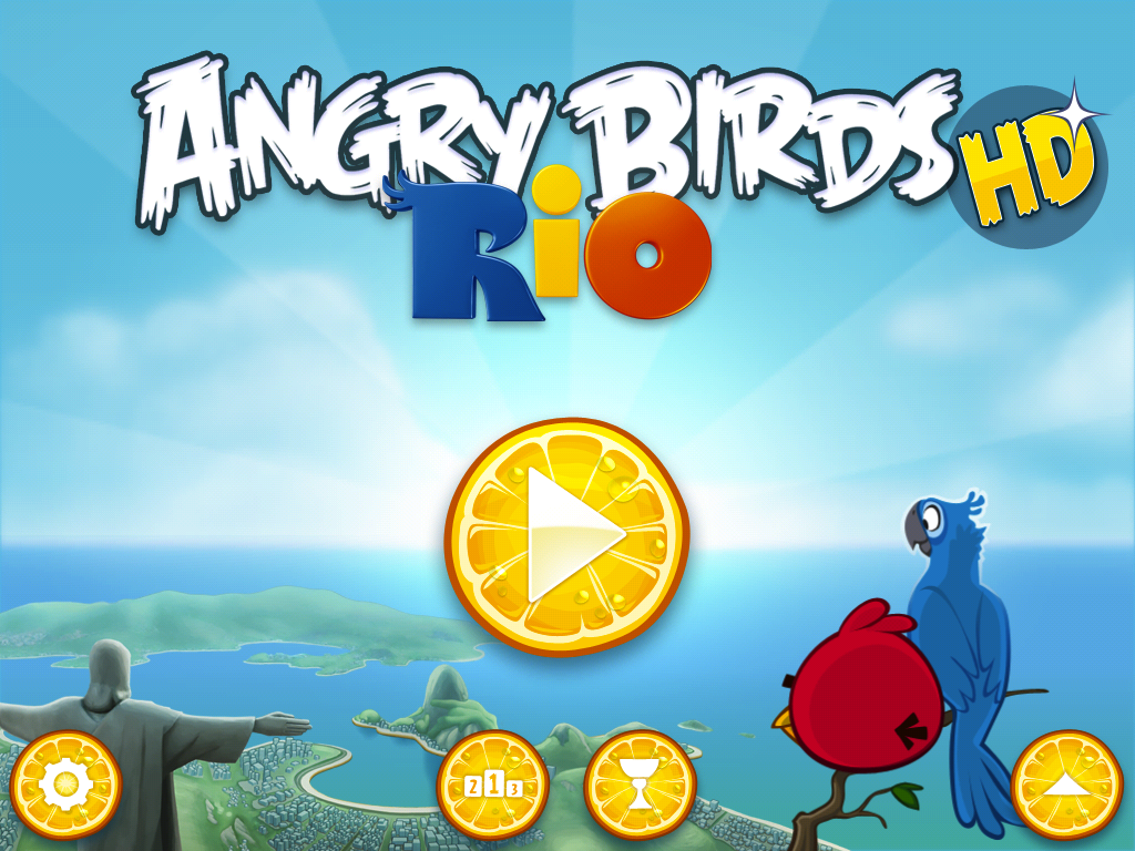 angry birds rio game play