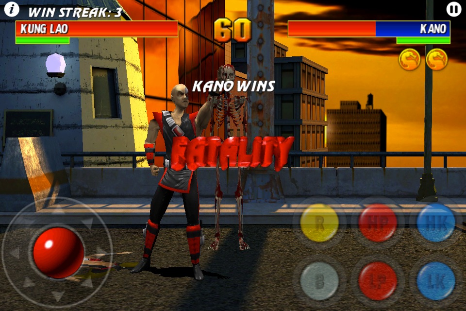 ultimate mortal kombat 3 ios