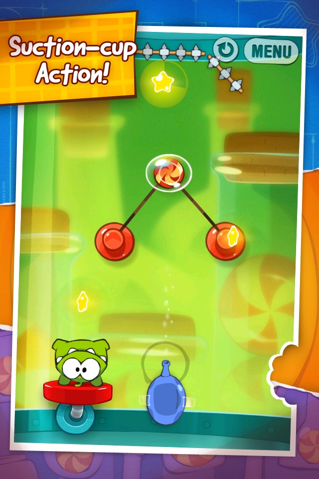 The Adorable Om Nom Returns In Cut The Rope: Experiments