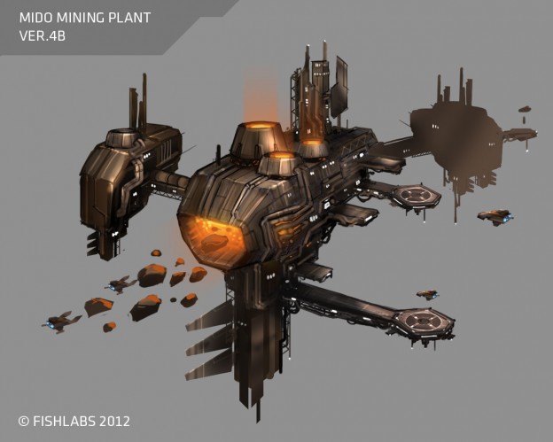 Fishlabs-GOF2-Supernova-Concept-Art-Mining-Ship-Mido – TouchArcade