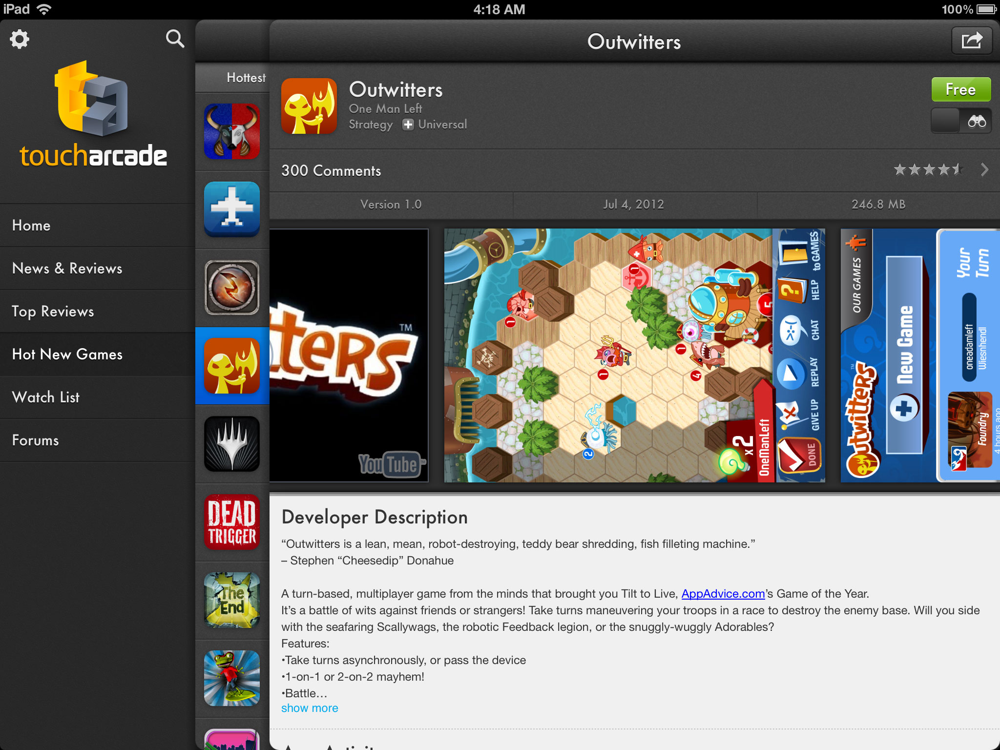 Hands-On Preview of the TouchArcade App Universal Update – TouchArcade