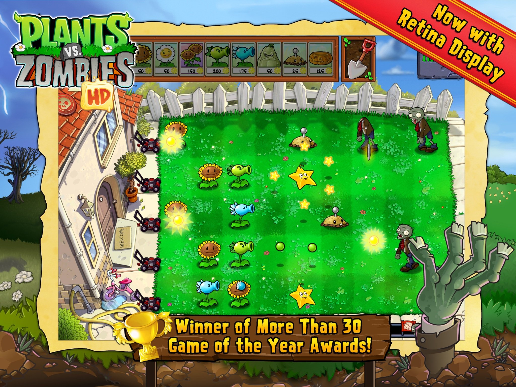 Major New Updates for iOS Versions of Plants vs. Zombies