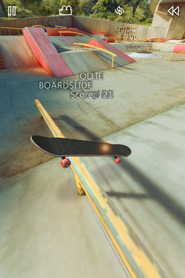 do grabs in true skate