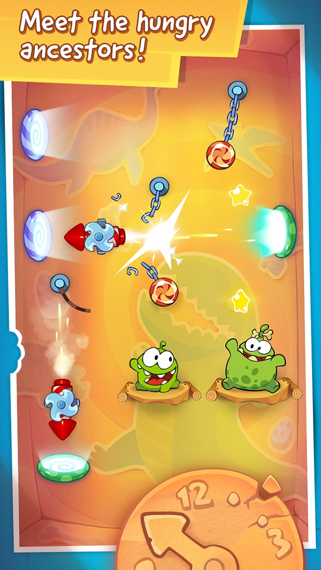 om nom cut the rope time travel download