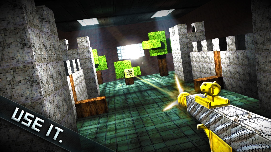 Guncrafter Lets You Build A Gun Minecraft Style And Then Shoot Stuff With It Toucharcade