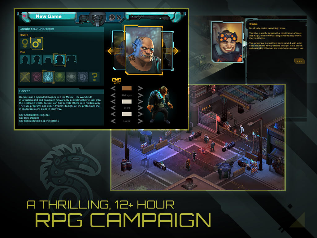 Kickstarter-funded RPG Shadowrun Returns Arrives on iPad and