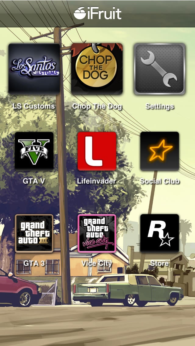 Get iFruit App for Android: Grand Theft Auto V