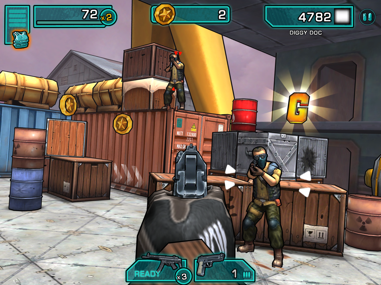 Jogo de tiro em primeira pessoa Major GUN é lançado para Android