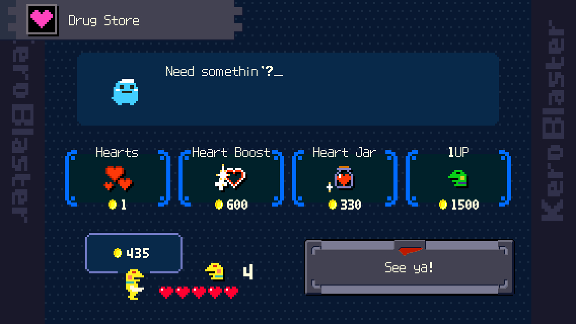 Kero Blaster Review  Comma Eight Comma One