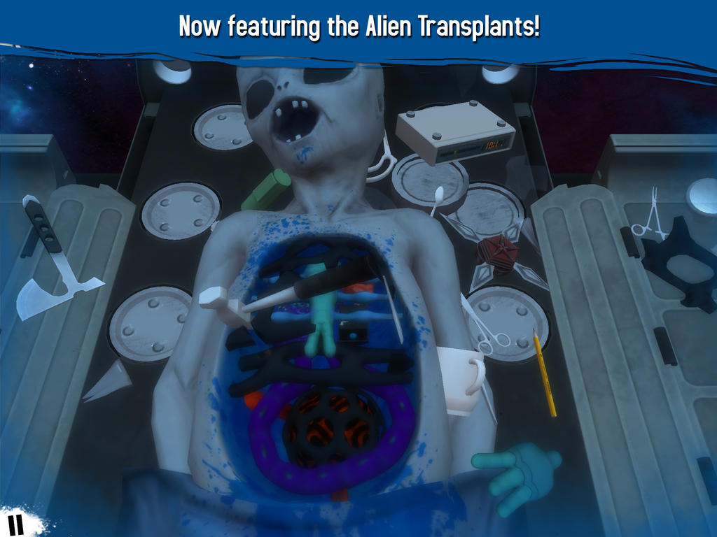 surgeon simulator alien code android