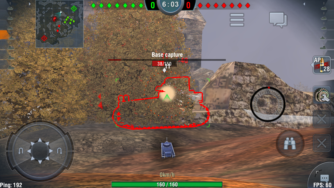 world of tanks blitz where to aim