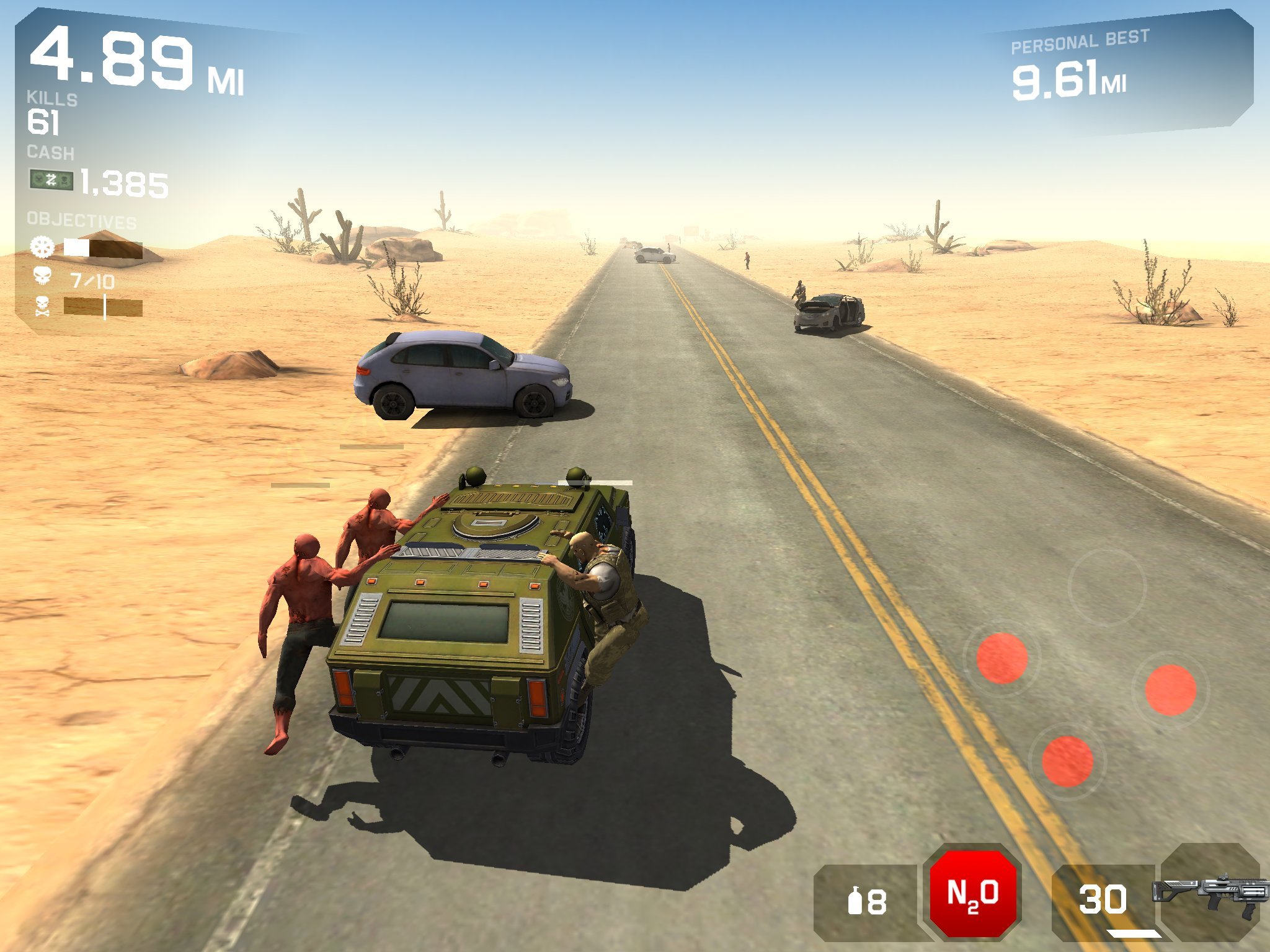 zombie highway 2 on bluestacks