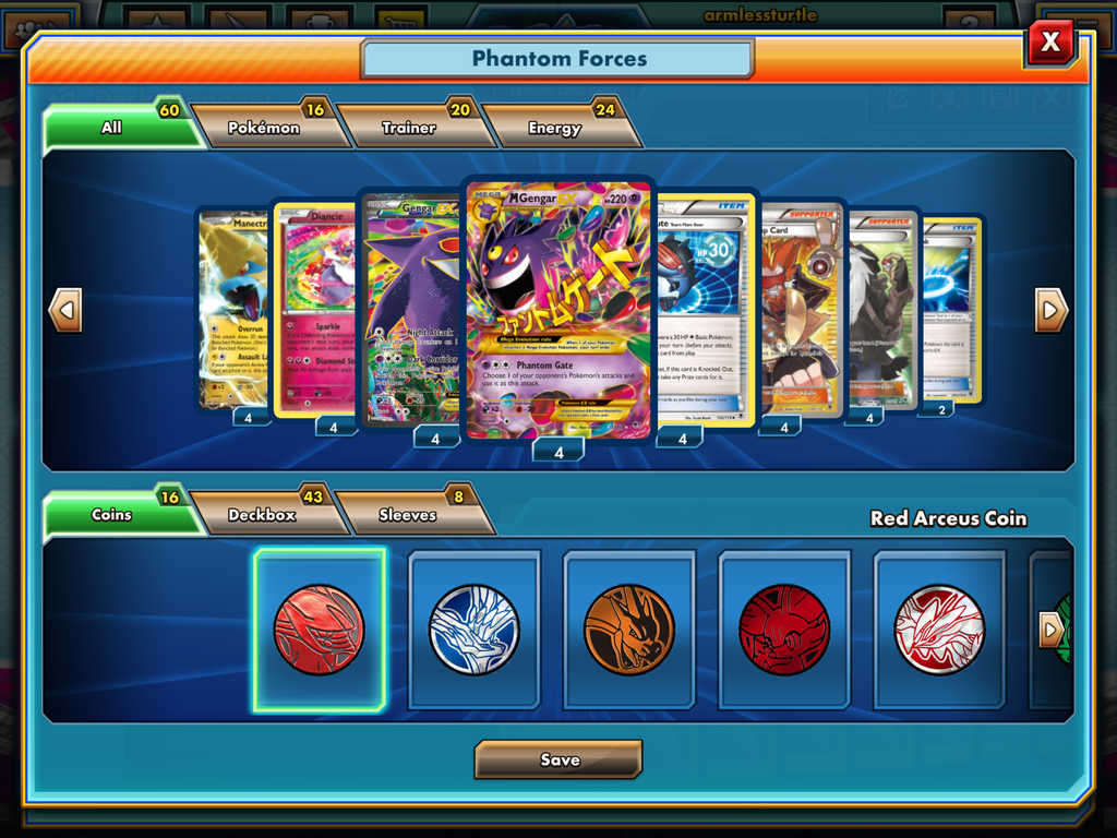 Pokemon TCG Online for iPad updated with XY—Phantom Forces expansion