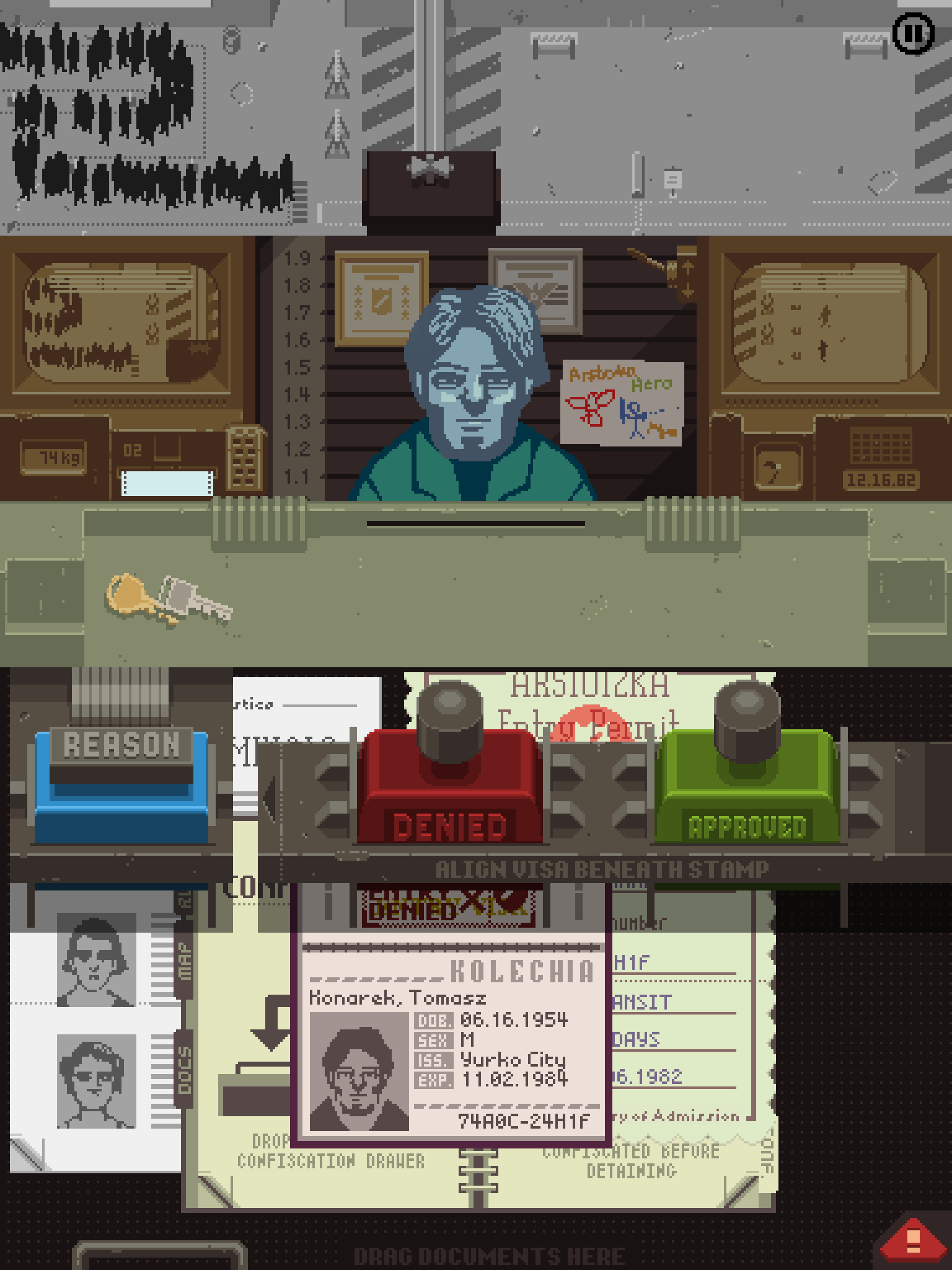 papers please ios booth upgrades