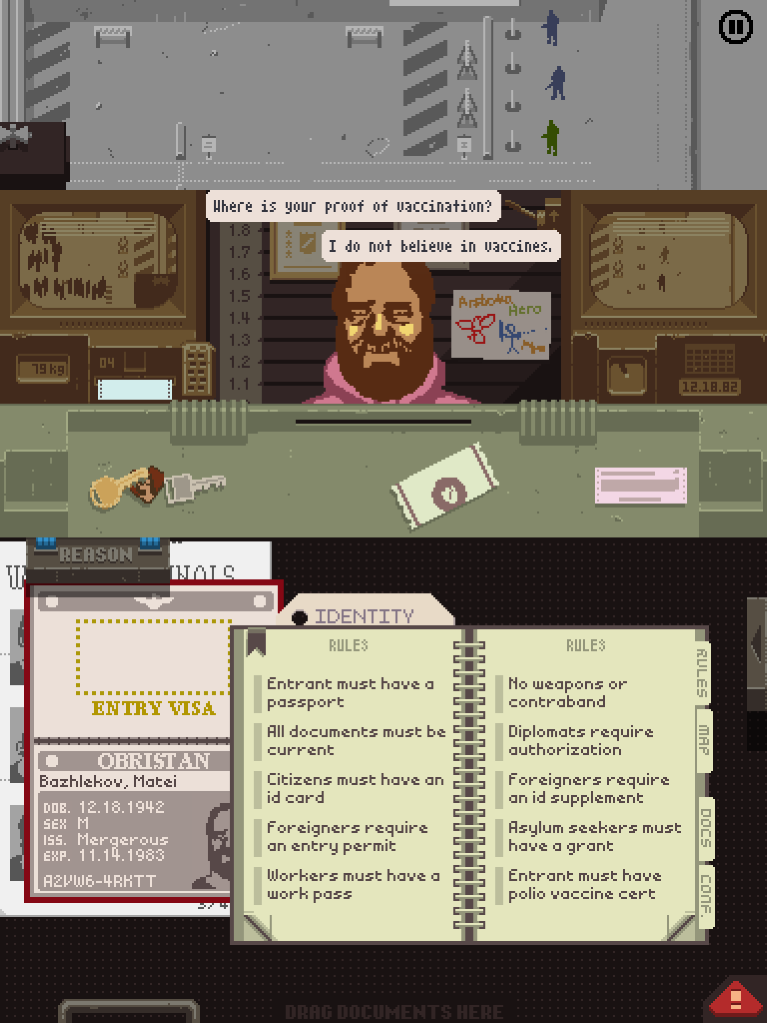 Papers, Please Review