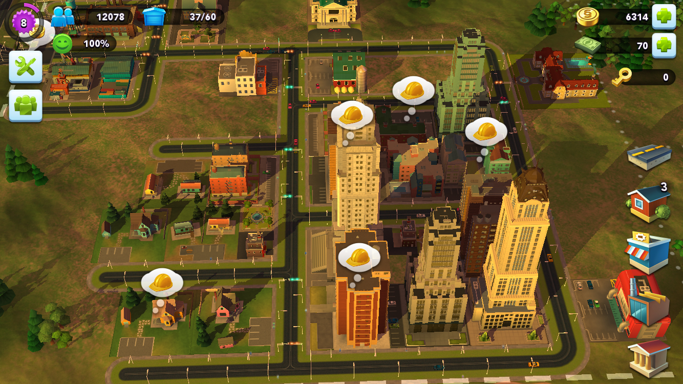 simcity pc game money layout