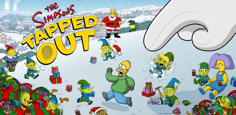 The Simpsons Tapped Out Christmas Update