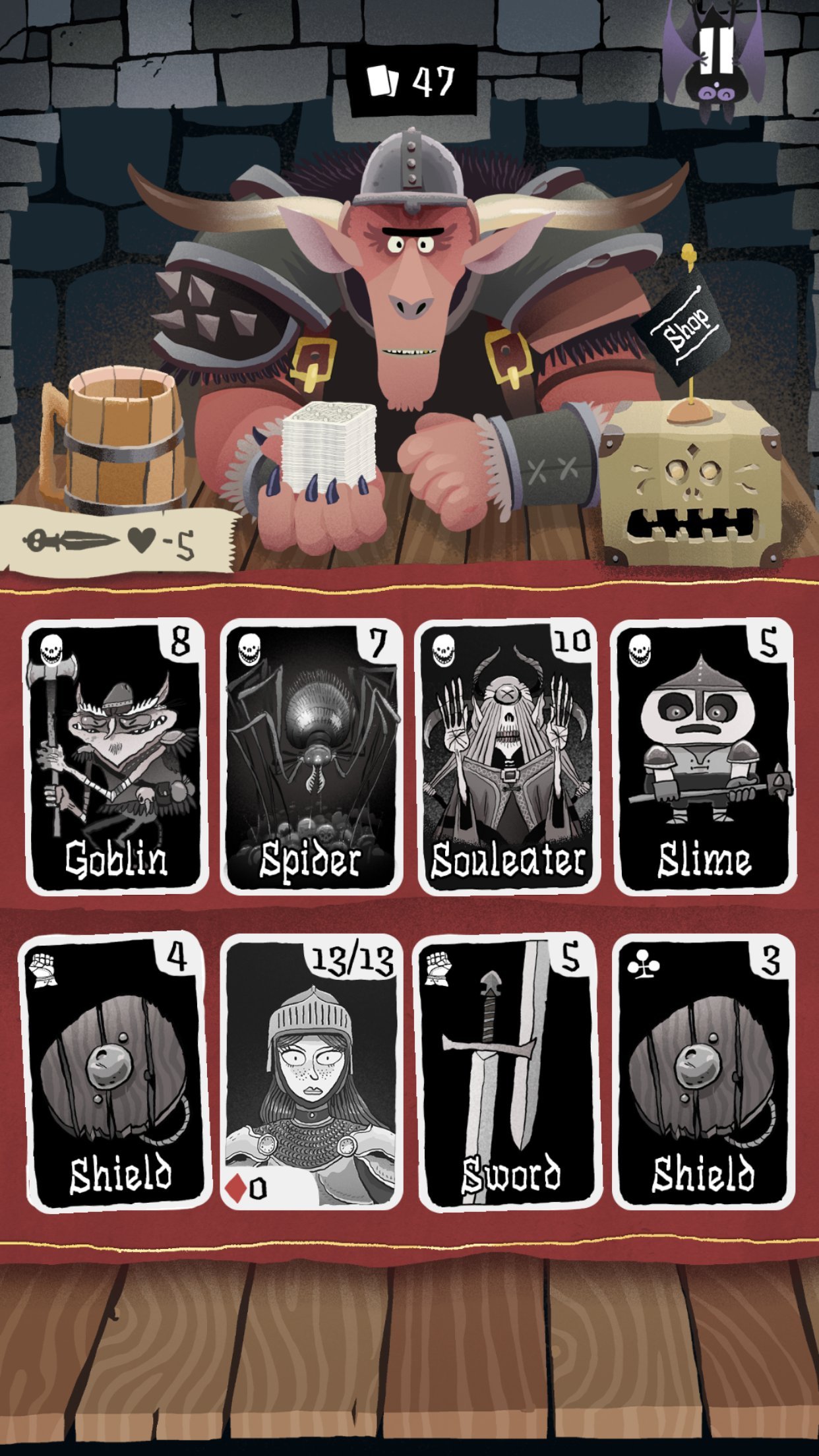 Card Quest review - A brilliant solo card-crawl with more than a few twists