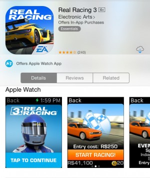 Real Racing 3 Apple Watch
