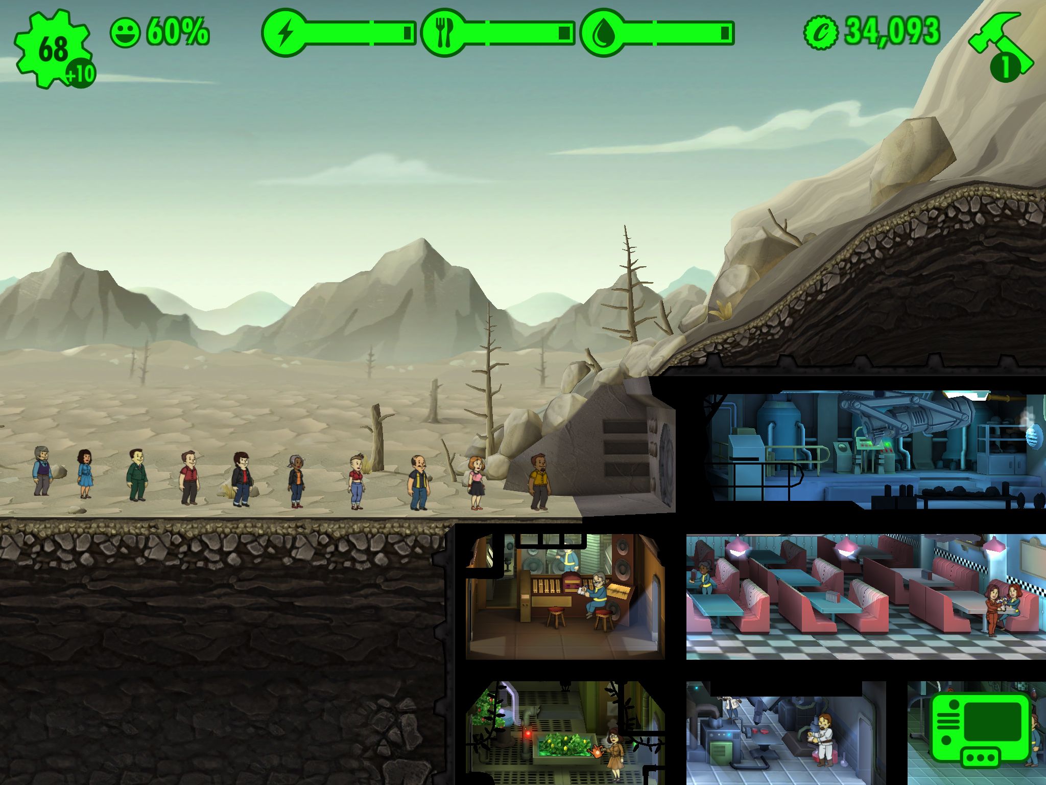 At lyve Normalt plasticitet Fallout Shelter' Hands-On Impressions: Tiny Vault – TouchArcade