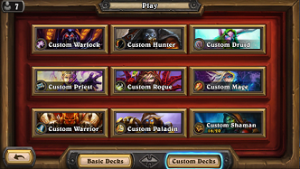 Hearthstone UI