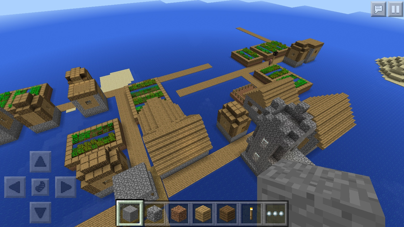 five cool minecraft pe seed worlds to