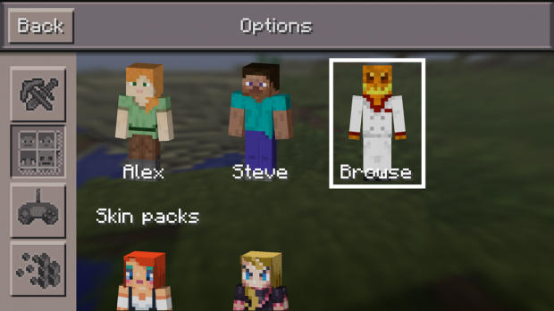 how can i get my minecraft pocket edition skins