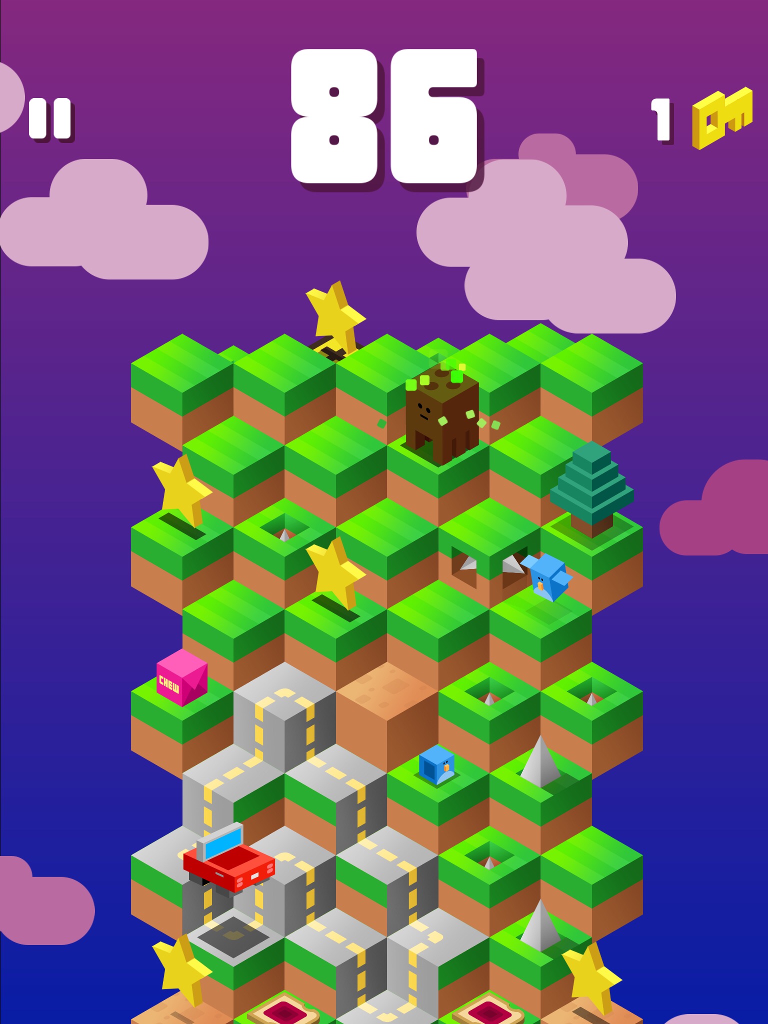 Crossy Road: The mobile game Flappy Bird wishes it was