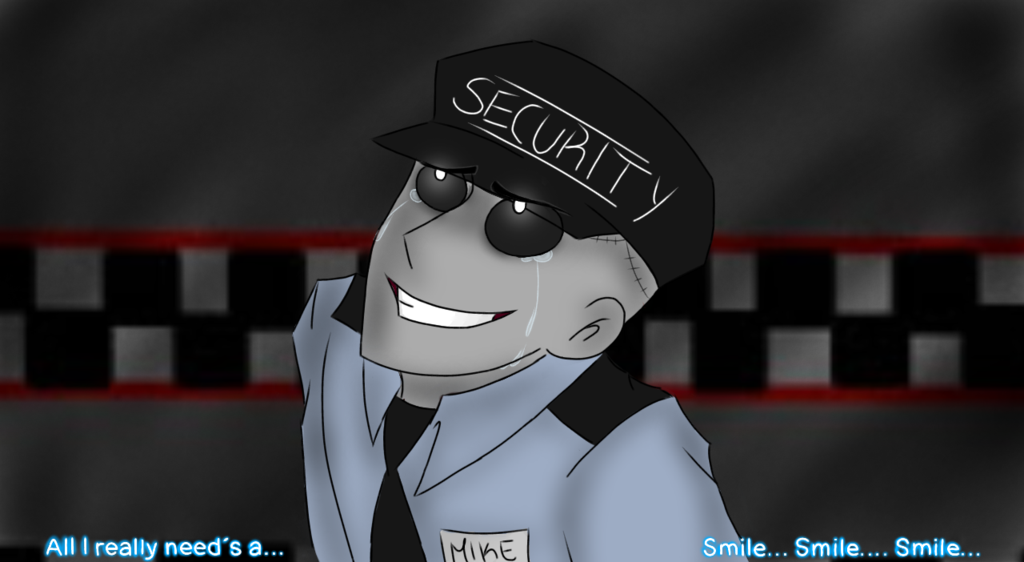 five_nights_at_freddy_s__smile_hd__mike_schmidt_by_protoxicpeanutbread-d8njft2