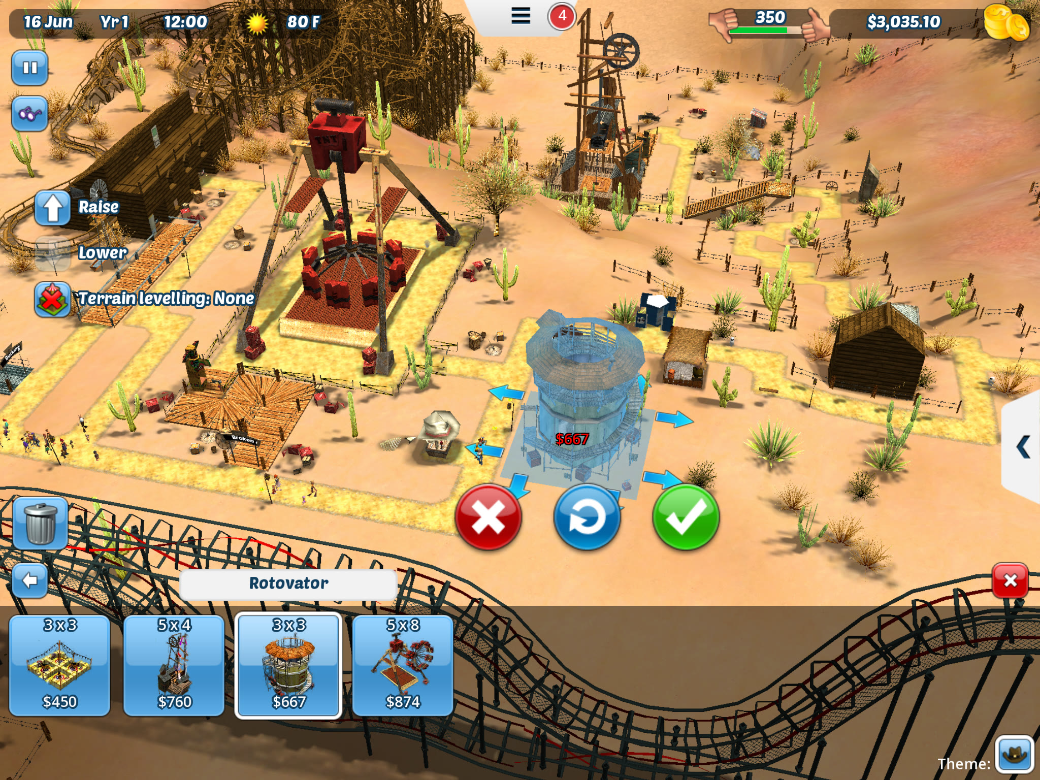 RollerCoaster Tycoon® 3, Apps