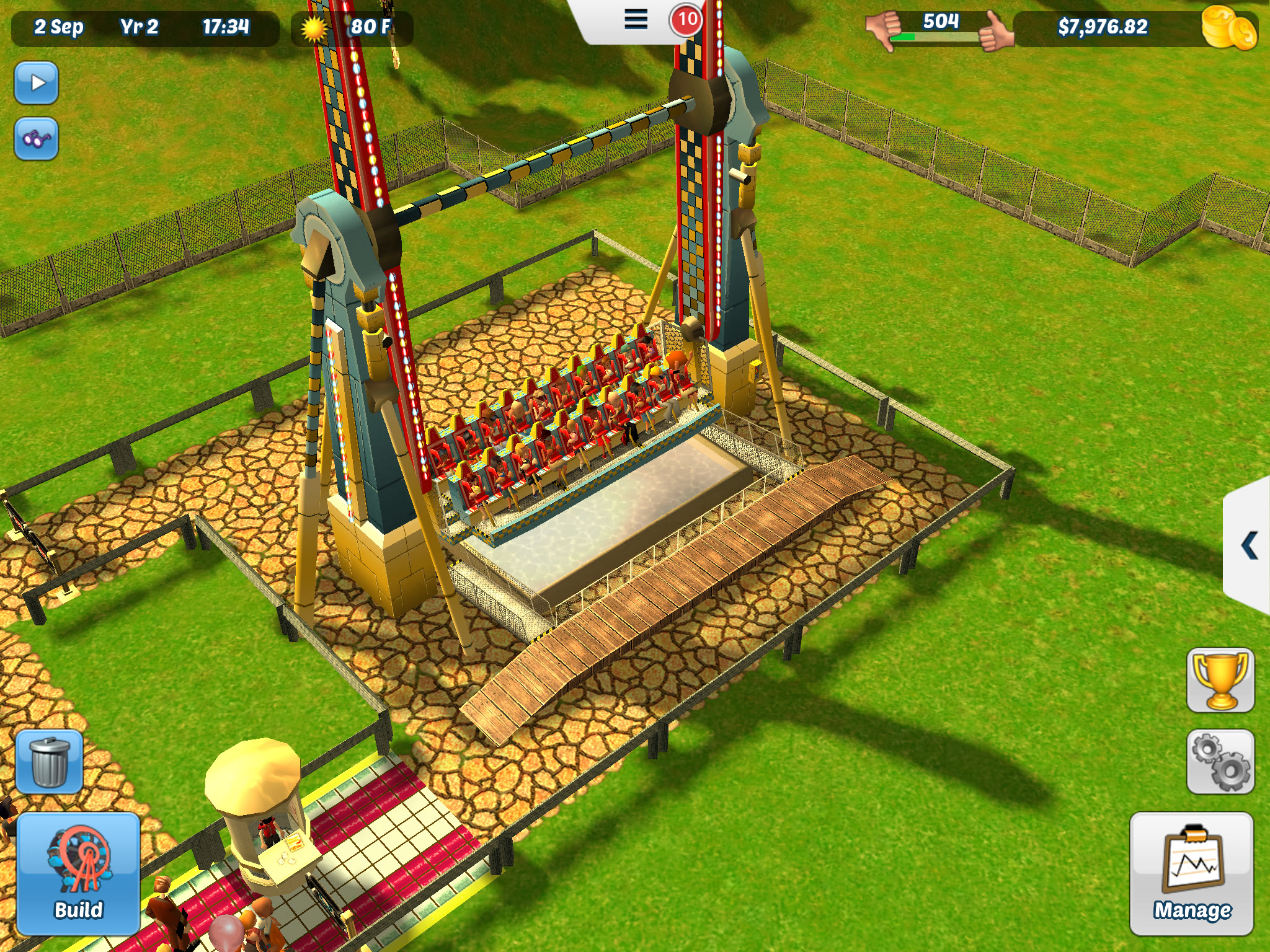 how to rotate camera on rollercoaster tycoon 3 mac