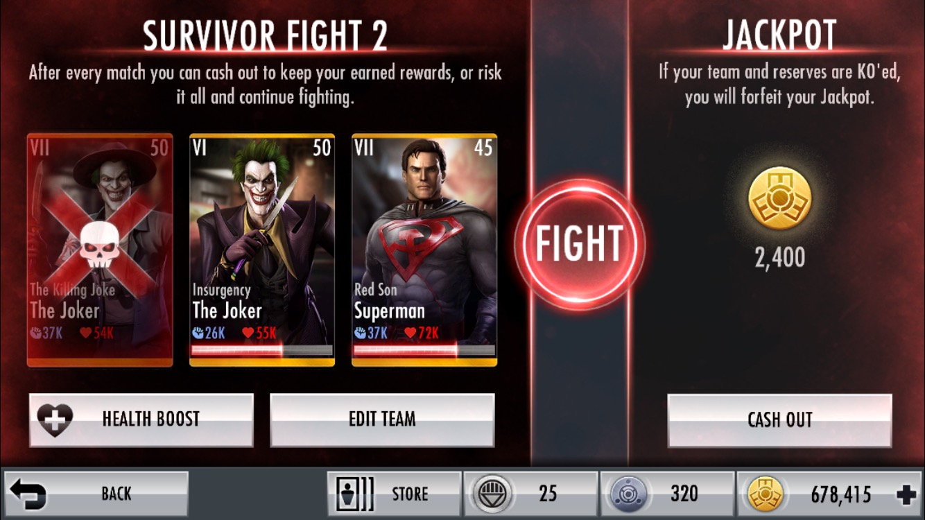 Team vs Team in Survival Mode