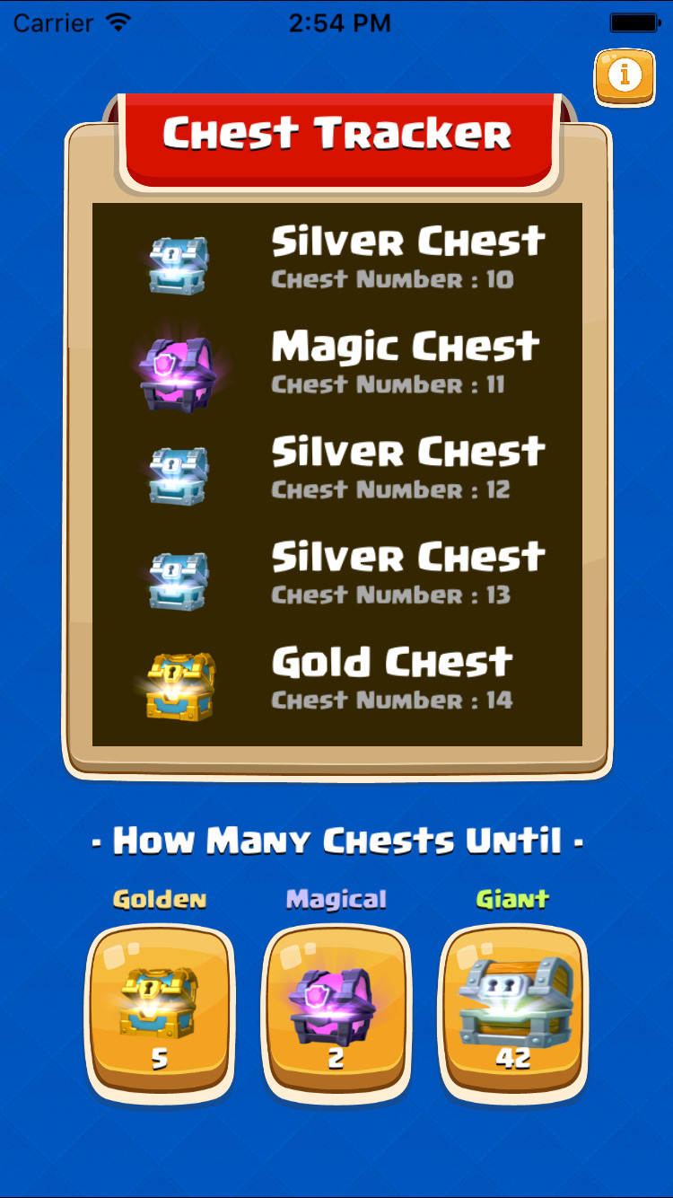 Track When Your Magical And Giant Chests Will Arrive In The Chest Tracker For Clash Royale App Toucharcade
